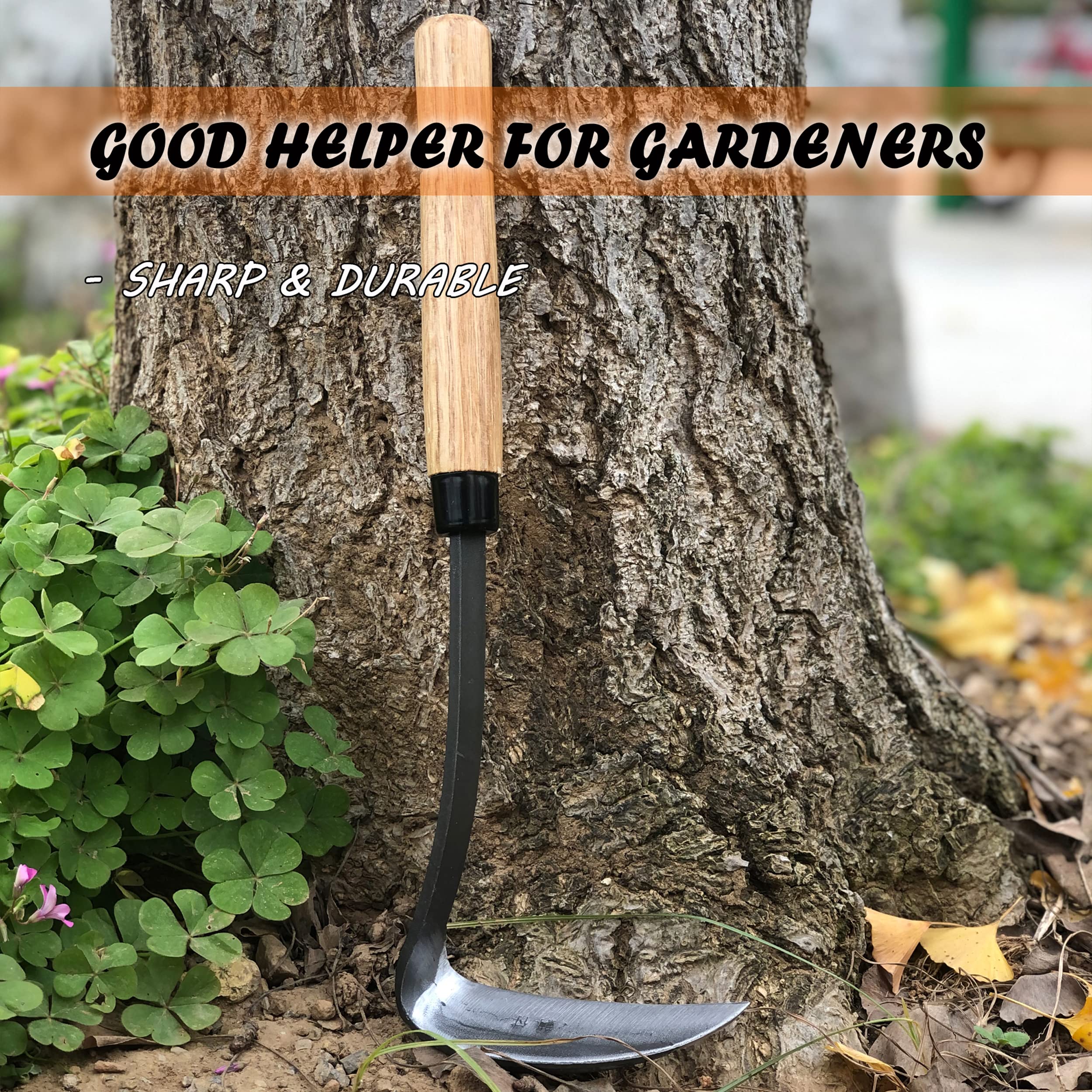 SHANFEEK ergonomic grip aids gentle yet effective weeding sessions.