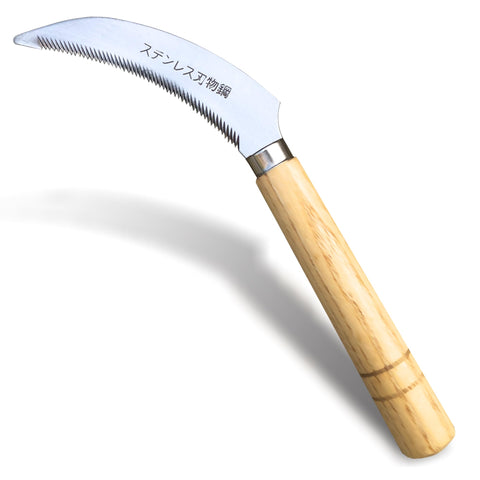 SHANFEEK grass sickle with sawtooth for precise weeding and soil loosening