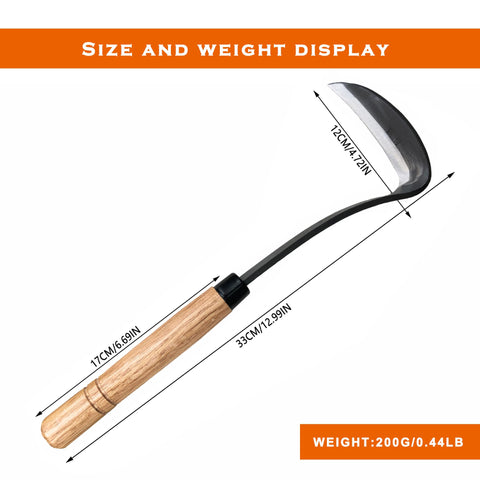 SHANFEEK one-piece molded wooden handle ensures sturdiness and comfort.