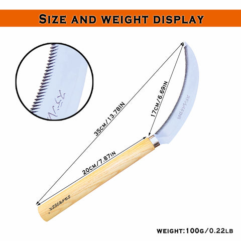 SHANFEEK yellow finish adds visibility for safe garden use