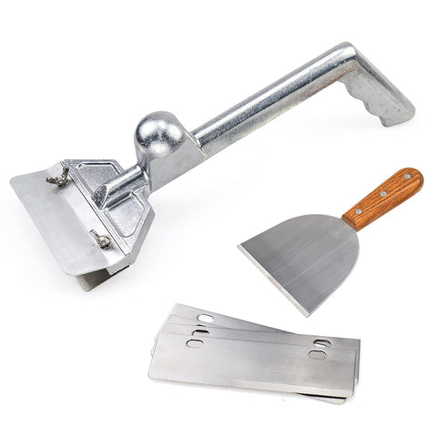 SHANGPEIXUAN grill scraper with five blades for heavy-duty cleaning