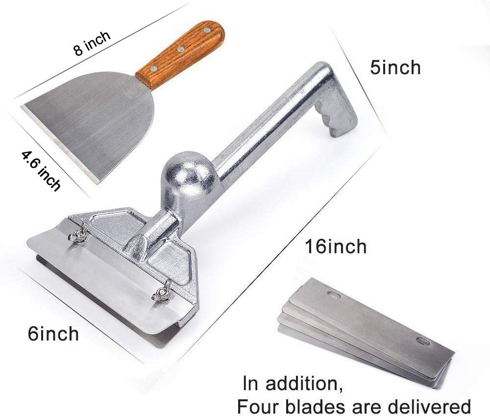 SHANGPEIXUAN restaurant-grade six-inch scraper in professional kitchen