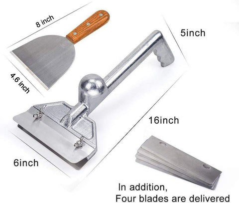 SHANGPEIXUAN restaurant-grade six-inch scraper in professional kitchen
