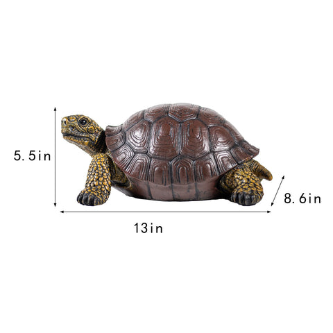SHAODIE turtle statue showcases textured skin for realistic detail