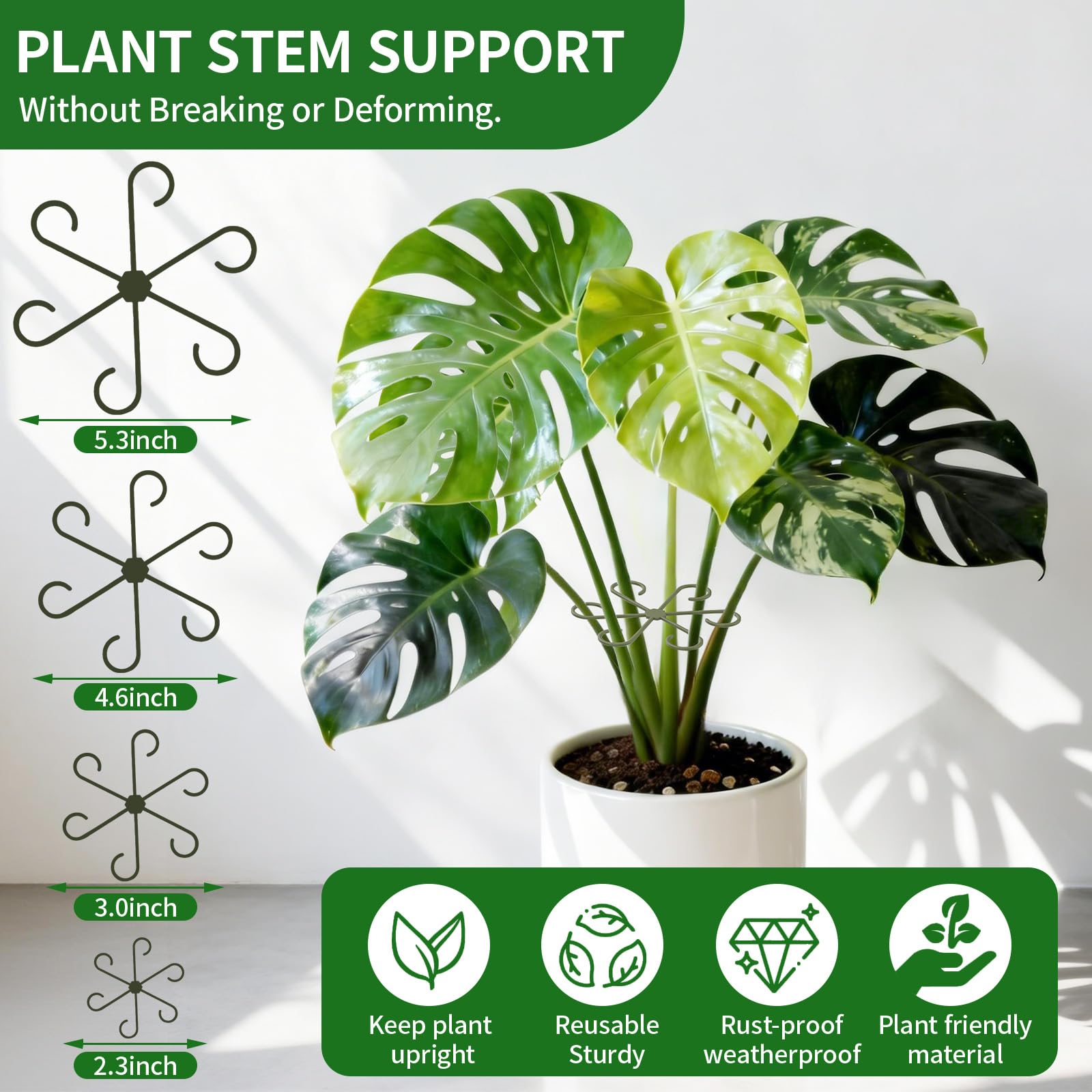 SHAOKAOLU ties and cutter bundle ensures tidy, secure growth over time