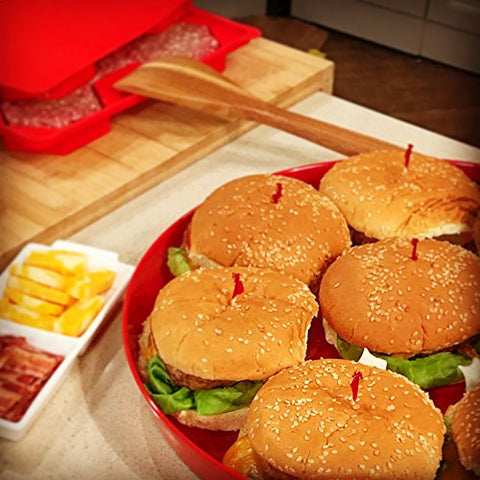Shape+Store Burger Master grill-ready patties ready for weekend barbecues.