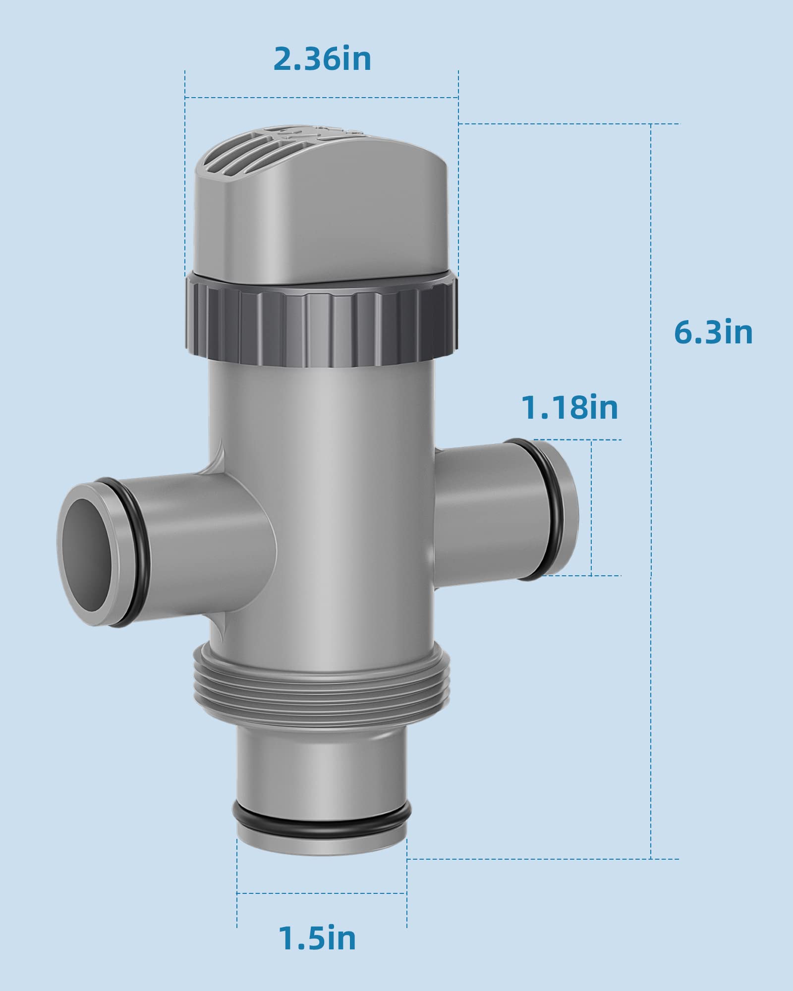 SHAPON plastic and rubber seals resist wear for long-lasting use.