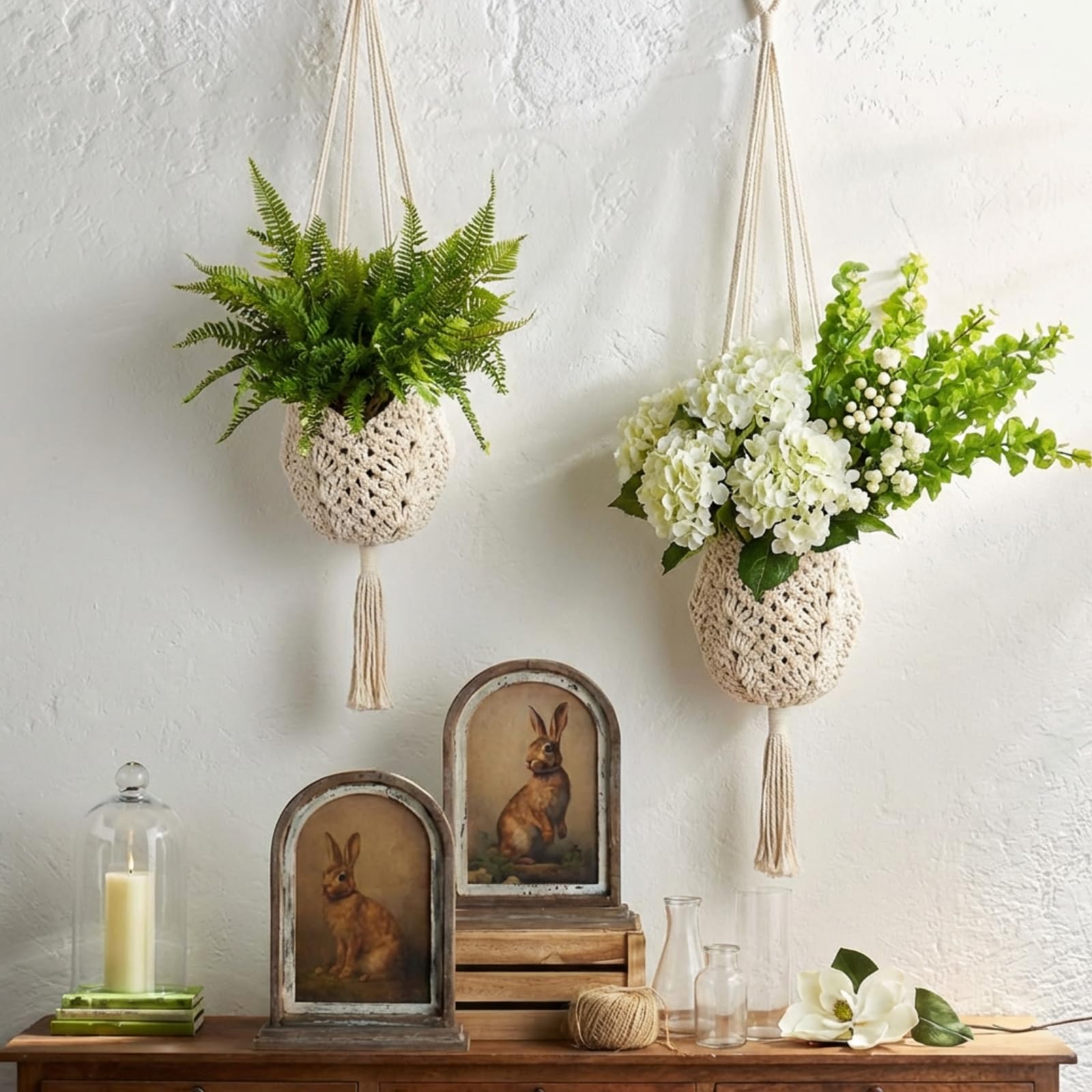 Shappy 105 cm length plant hanger ready to display your pot.
