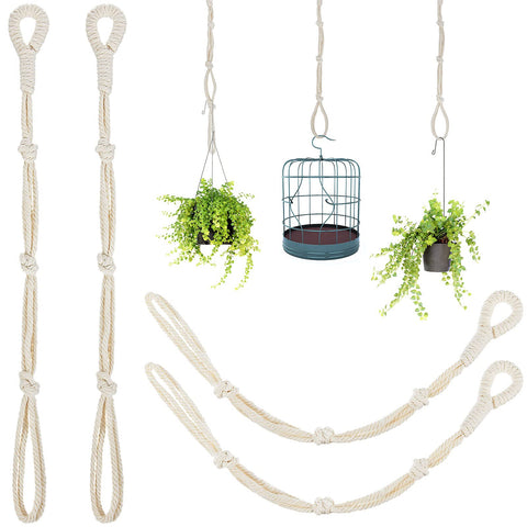 Shappy 4-piece hanging plant extender package for versatile wall display.
