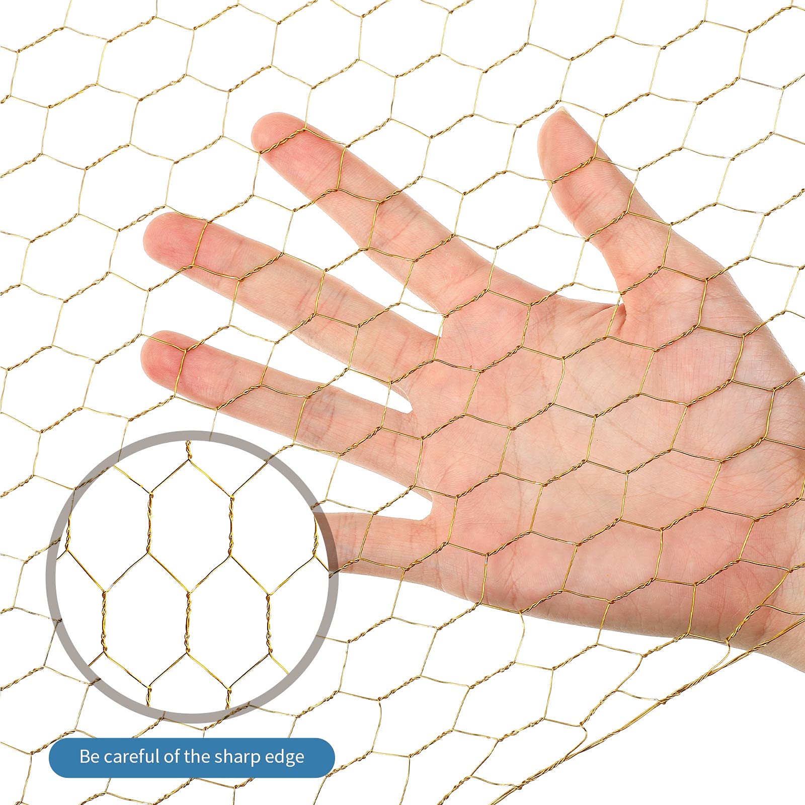 Shappy three-sheet chicken wire pack for multiple projects