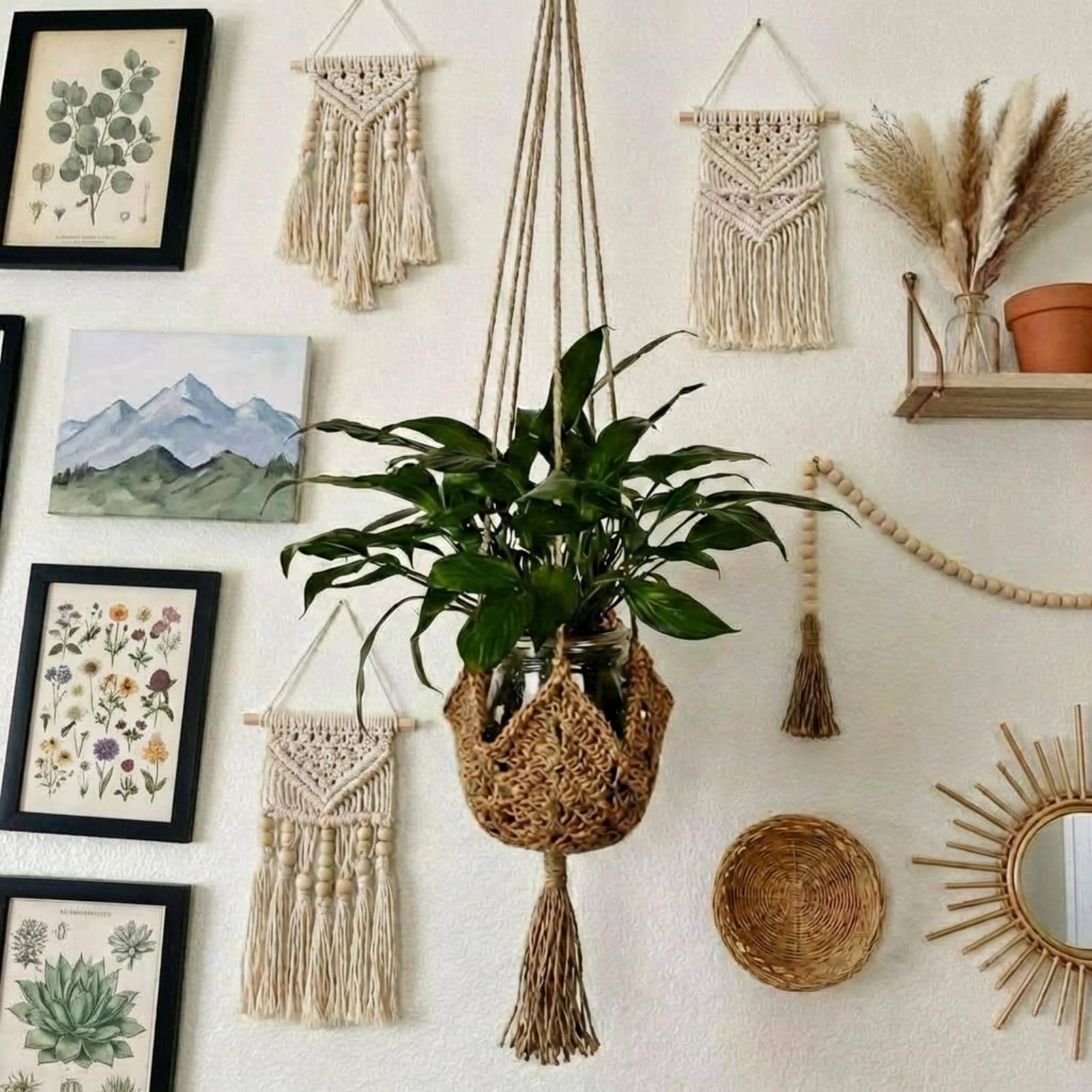 Shappy indoor-outdoor compatible planter hanger suitable for versatile setups.