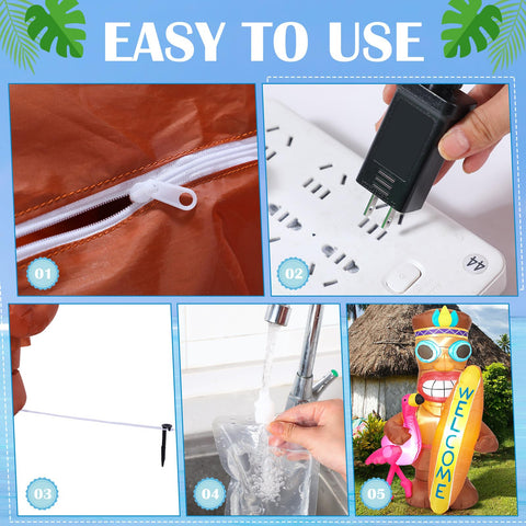 Shappy summer party decoration kit enhances gardens and pools