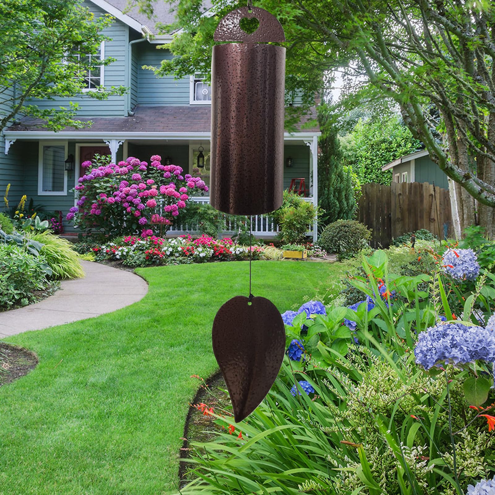 Sharita serenity bell garden decor highlighting antique-inspired look