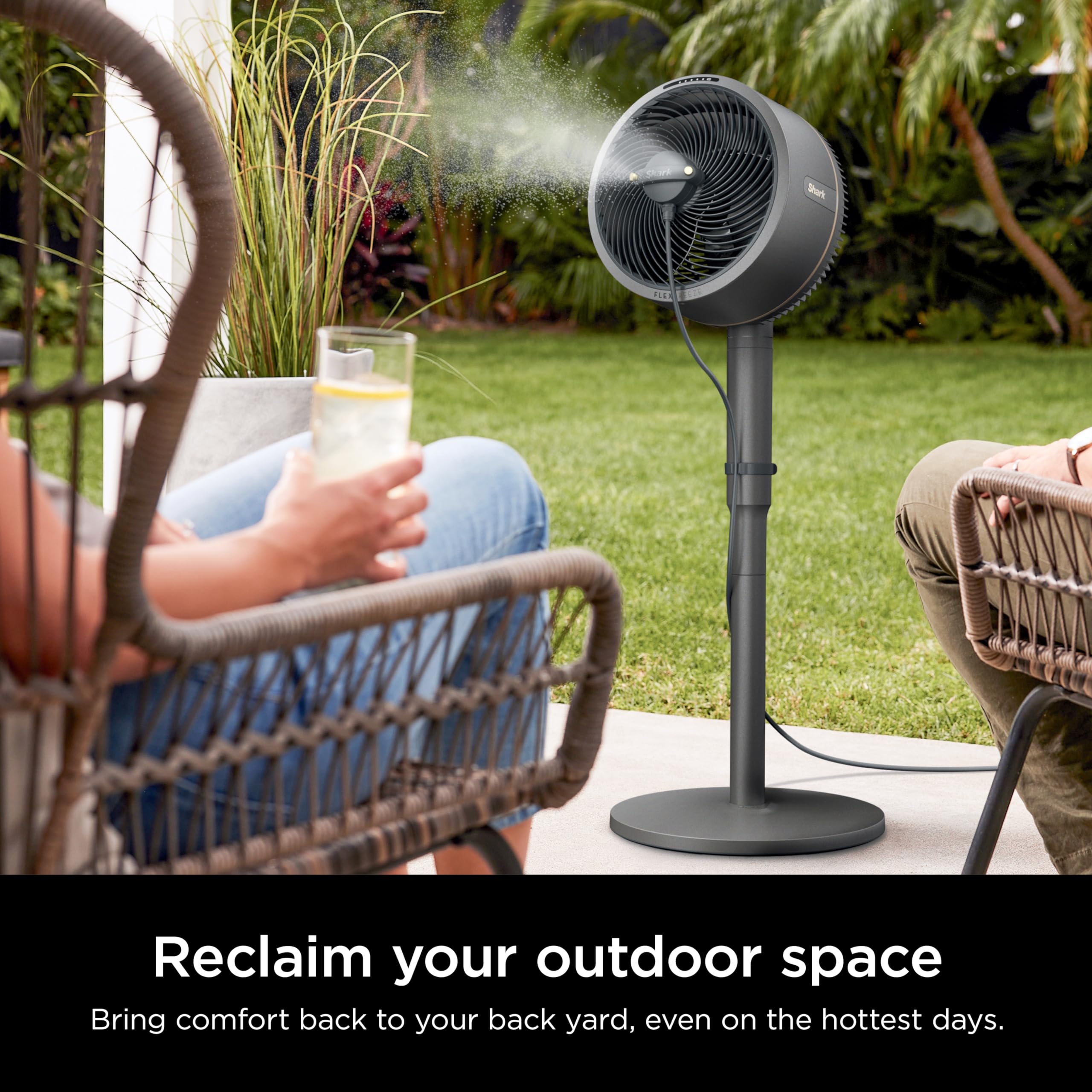 Shark Instacool hose connection enables easy cooling setup.