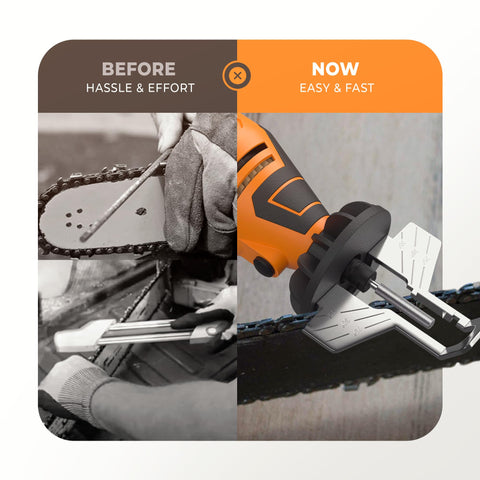 Sharp Pebble speed control for tailored sharpening performance.