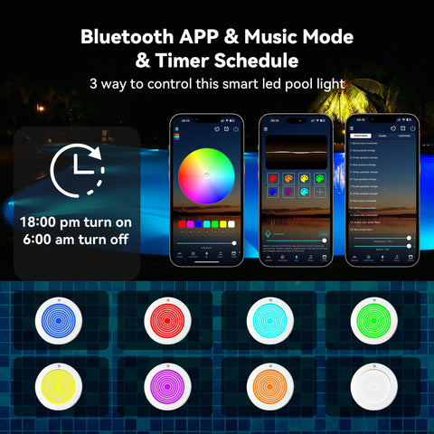 SHASHKA pool light remote control enables convenient lighting from poolside