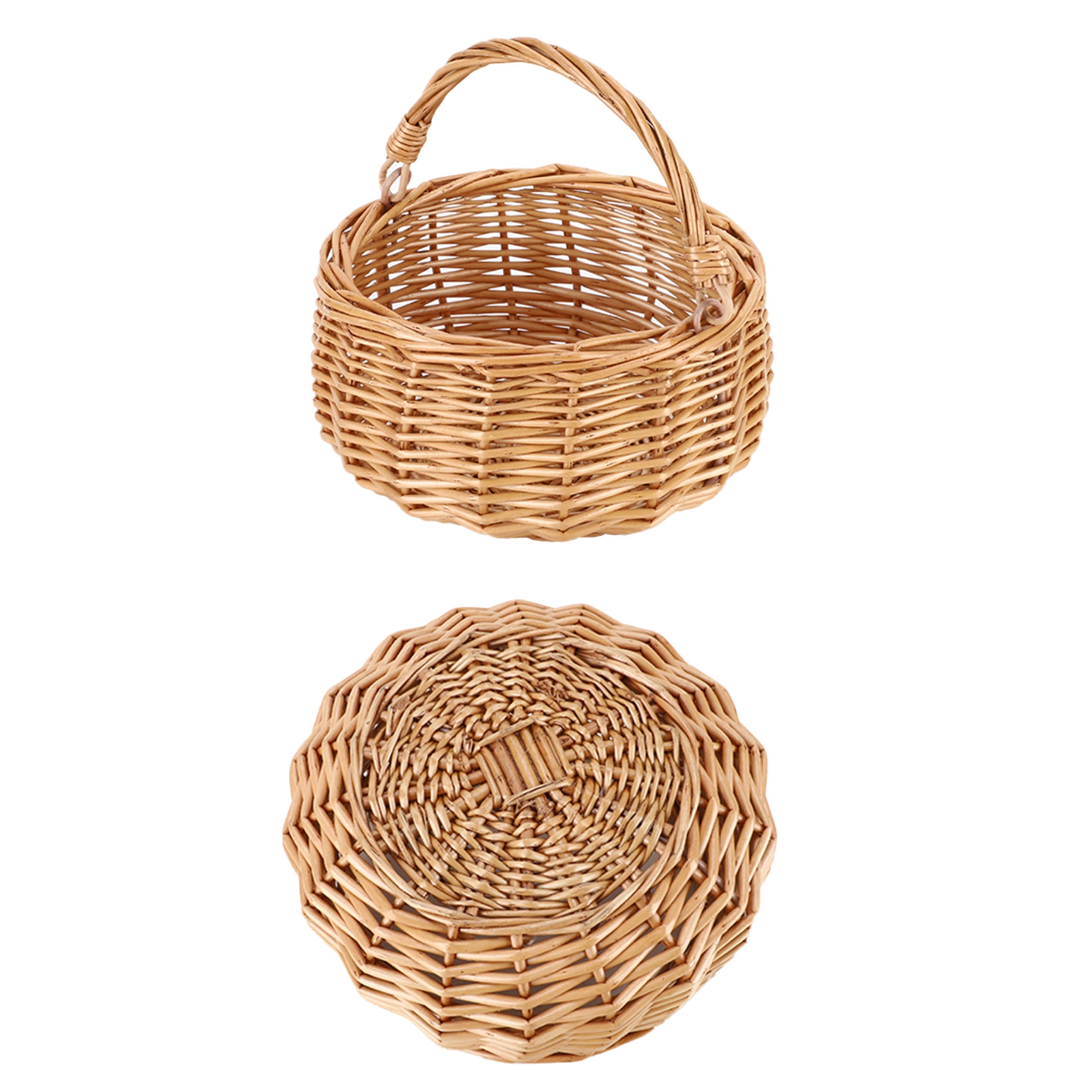 SHCMSADO wedding-friendly wicker basket adds tasteful decor for ceremonies.