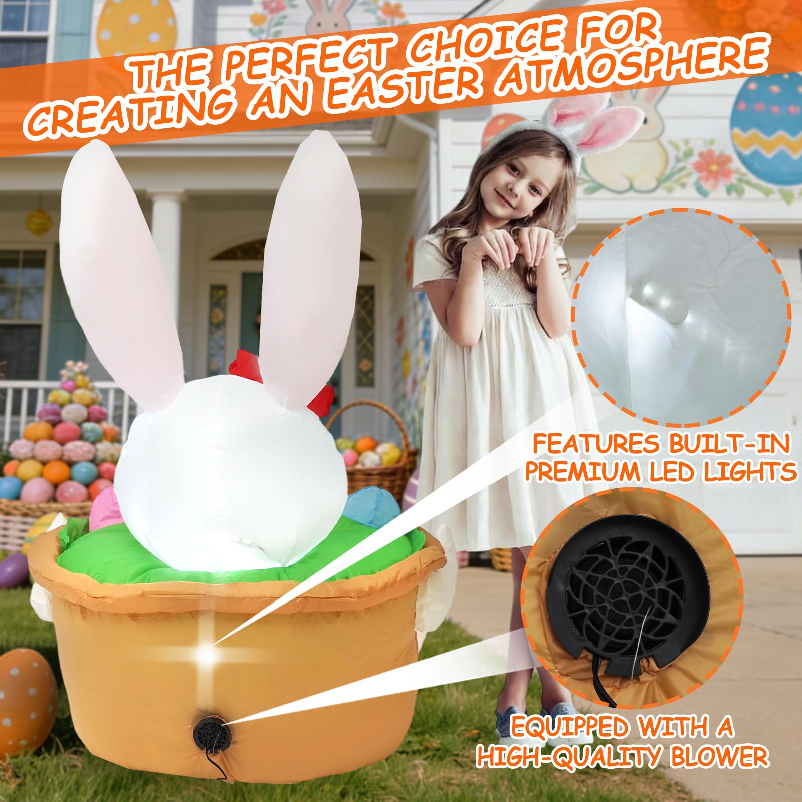 SHDEJTG easter-lawn-garden-patio-decor ideal for parties and seasonal celebrations.