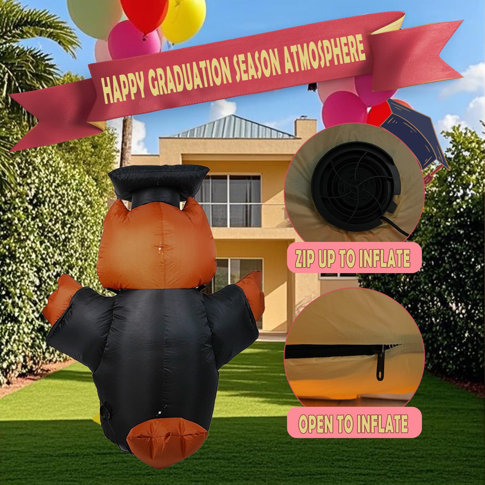 SHDEJTG holiday party outdoor owl decor enhances events.