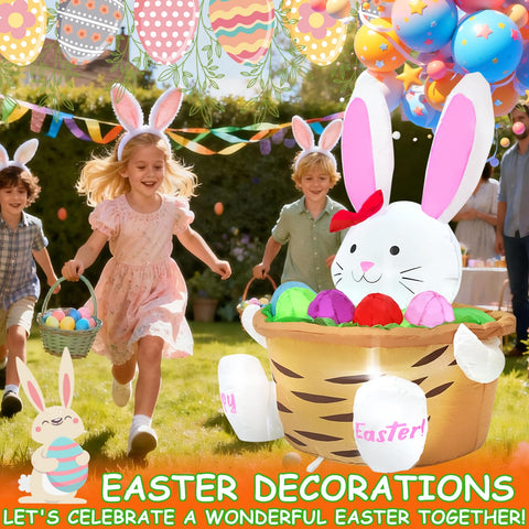 SHDEJTG indoor-outdoor easter decor versatile for home or yard setups.
