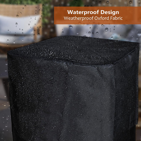SheeChung outdoor side table cover protects gear during camping.