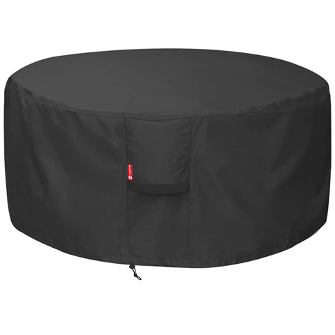 SheeChung fire pit cover round 50-inch diameter protects against the elements