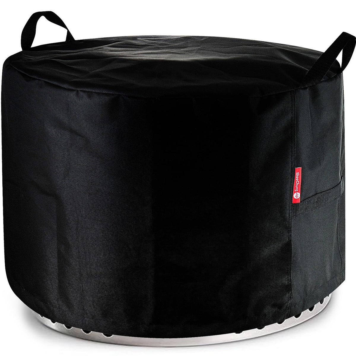 SheeChung fire pit cover fits Solo Stove Bonfire up to 22 inches for weather protection.