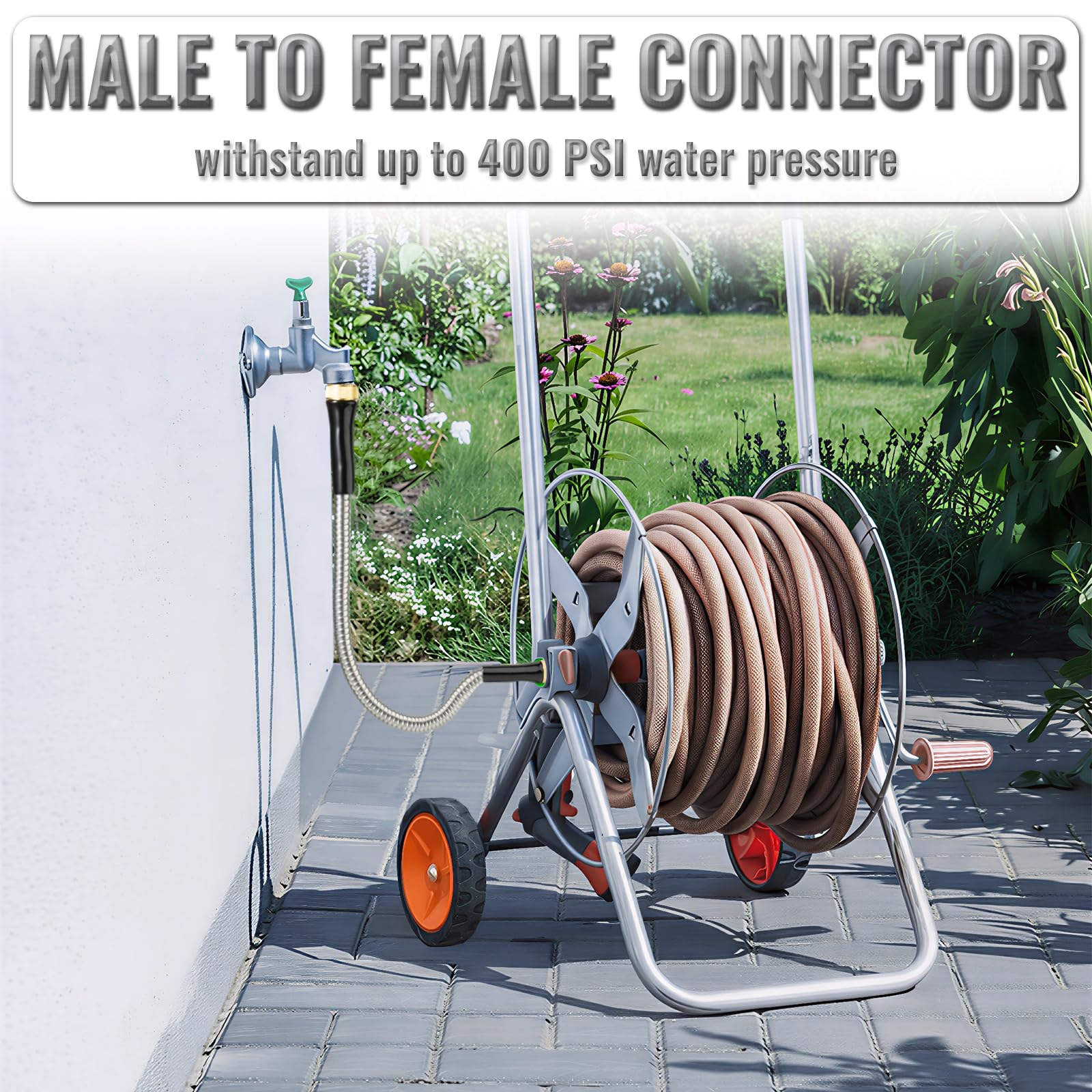 SheeChung hose reel-ready design for smooth, tangle-free watering sessions.