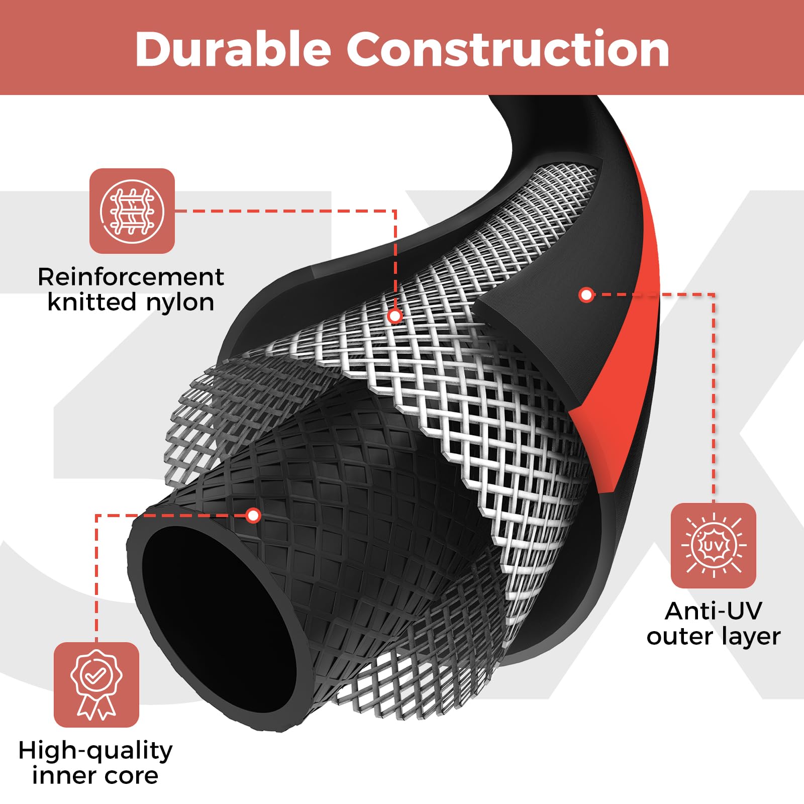 SheeChung rubber-PVC dual-layer hose offers lightweight, durable performance.