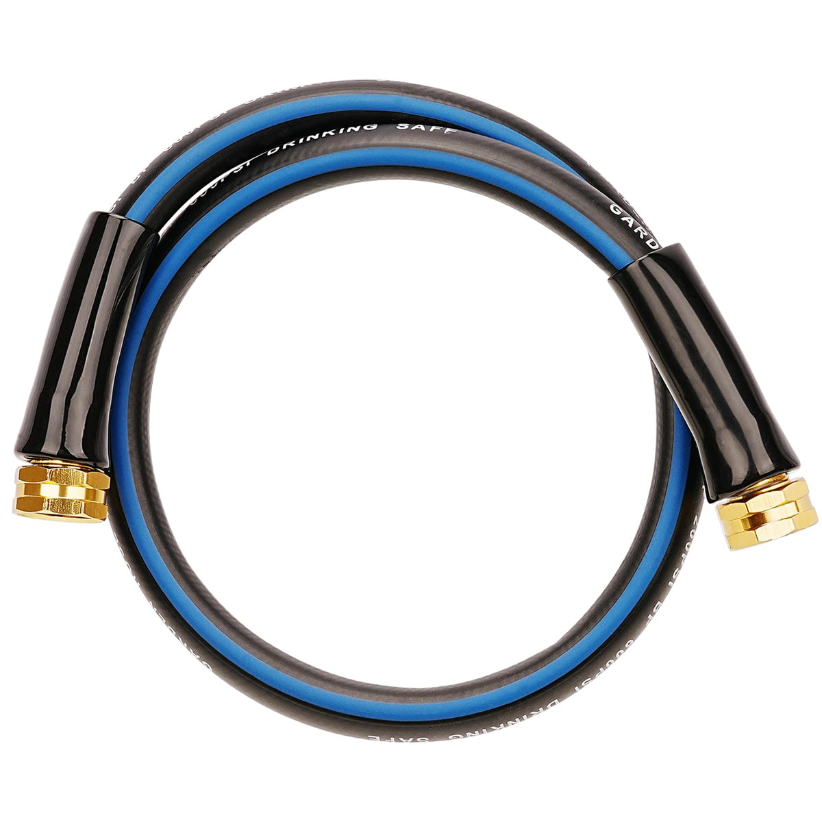 SheeChung short garden hose 3ft with female-to-female connectors for quick faucet hookups