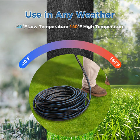 SheeChung short garden hose package includes two washers.