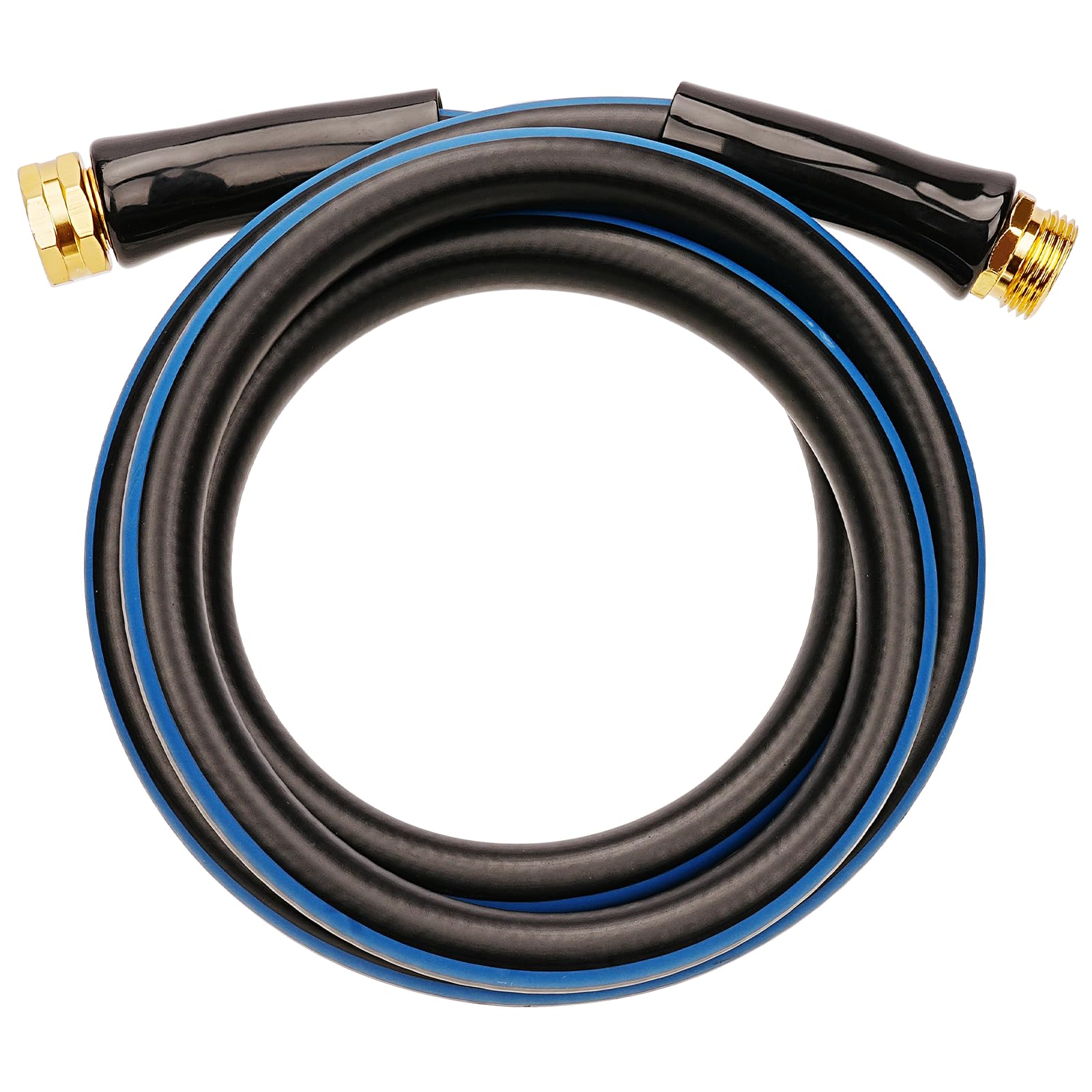 SheeChung short garden hose with 58in connector for easy faucet hookup and leak-free use.