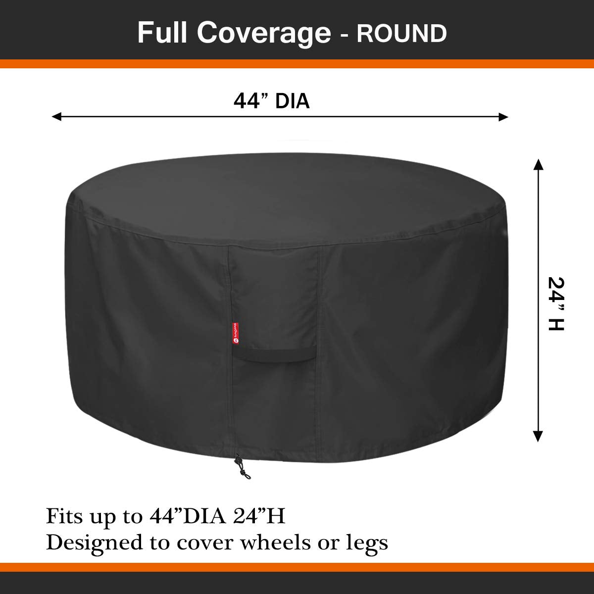 SheeChung waterproof 600D fabric guards against rain and snow on outdoor pits