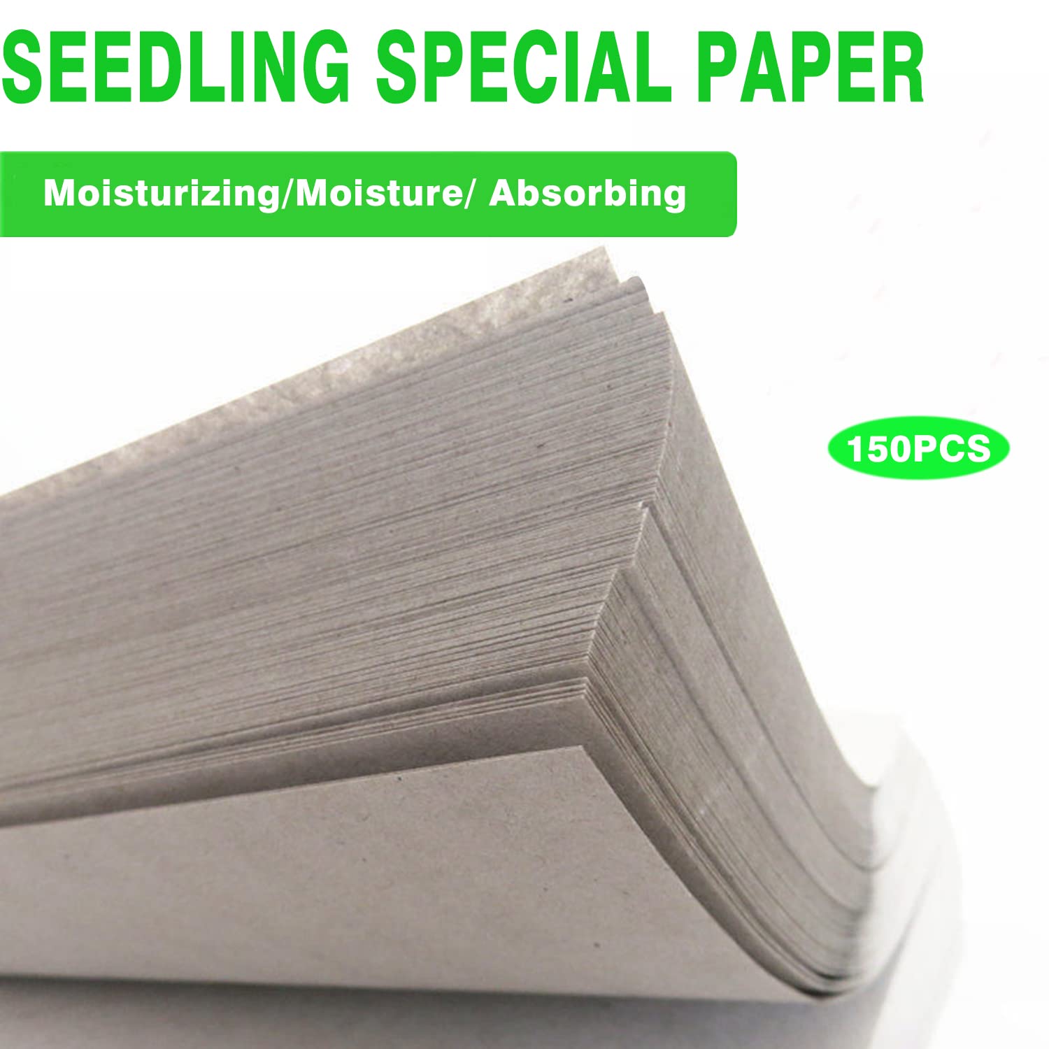 SHEING germinating paper unit size 8.7x11.4 inches supports even seed placement.