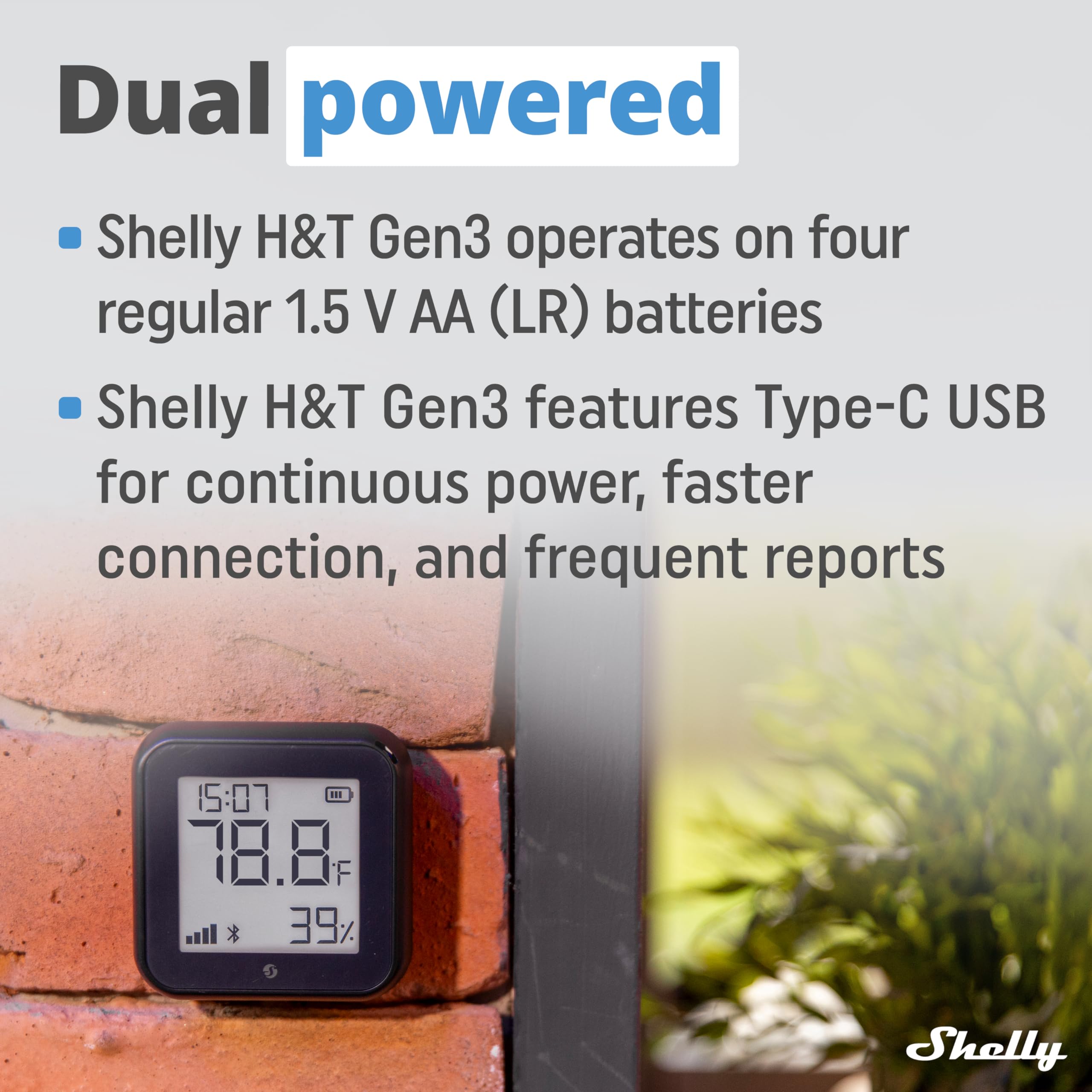 Shelly H&T Gen3 Black warranty and support information from Shelly