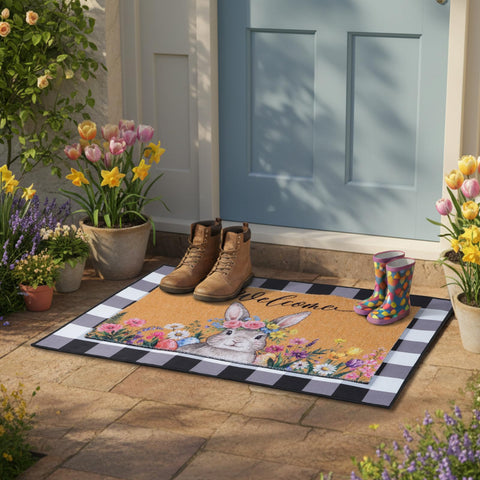 Shemilly large two-piece mats fit generous entryways and high-traffic areas