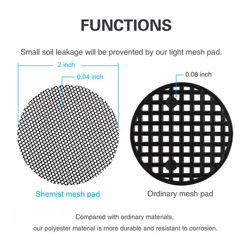 Durable polyester mesh by Shemist resists tearing for reusable gardening solutions.