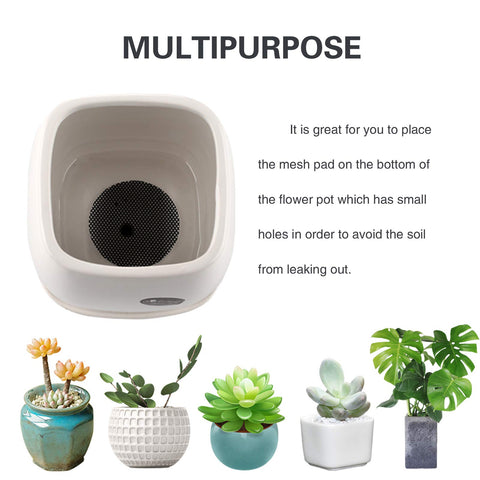 2-inch screen fits standard pots, ideal for repotting projects.