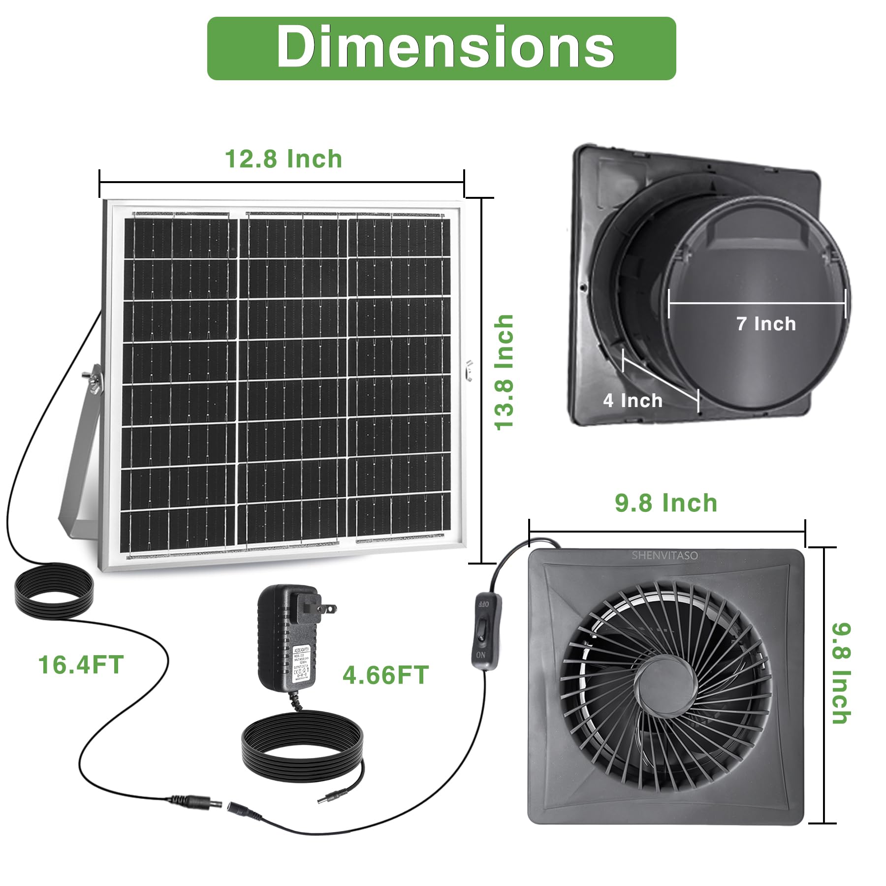 SHENVITASO 36 dB quiet operation keeps spaces calm and comfortable