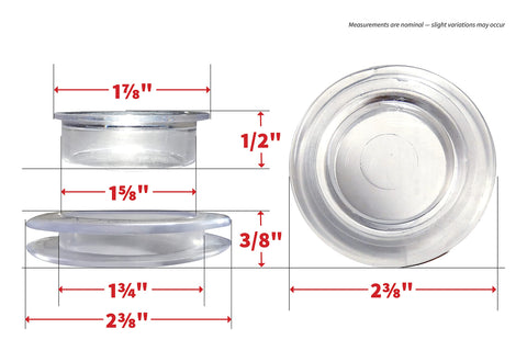 Shepherd Hardware 3030 2-inch ring diameter detail for proper alignment.