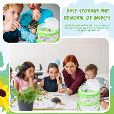 Sherr butterfly habitat green compact case ideal for on-the-go setups.