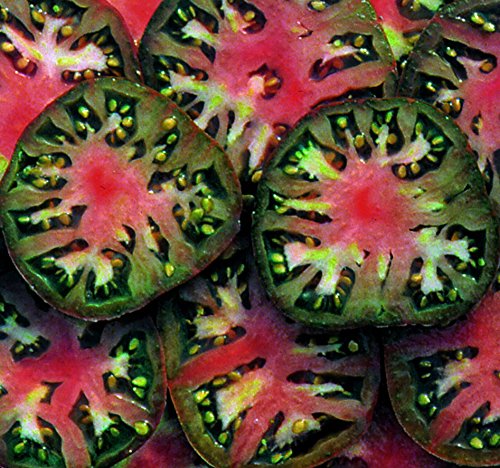 Sherwoods Seeds Black Sea Man heirloom tomato seeds packet for home gardens and fresh slicing.
