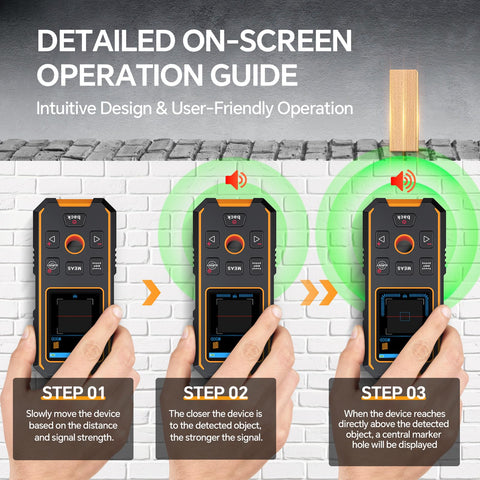 SHGMEET Wall center-marker guides accurate target location for safe drilling.