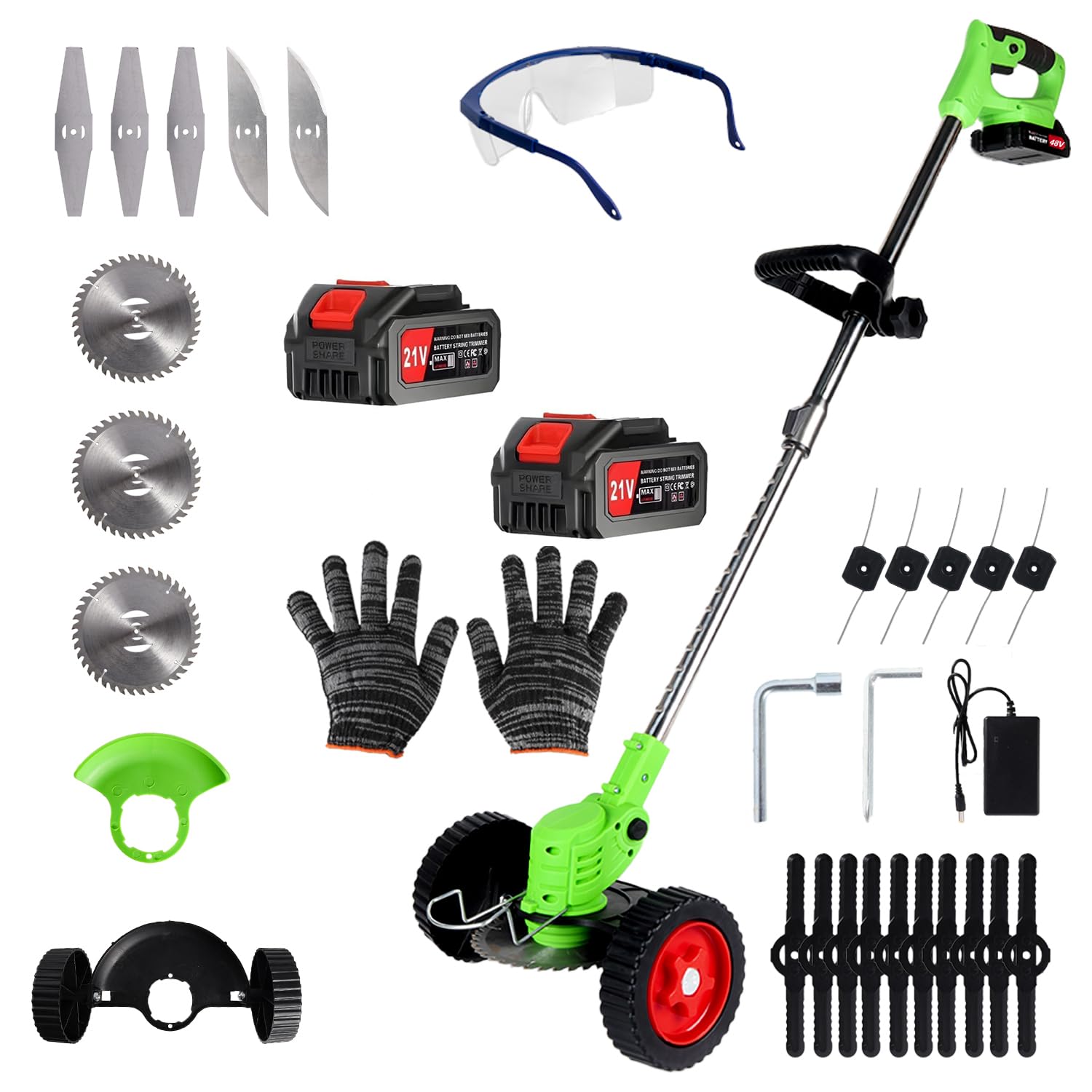 SHGYMY Electric Weed Wacker battery pack powers extended yard work with reliable runtime.