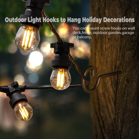 Shikaman screw hooks for lanterns offer quick, sturdy hanging.