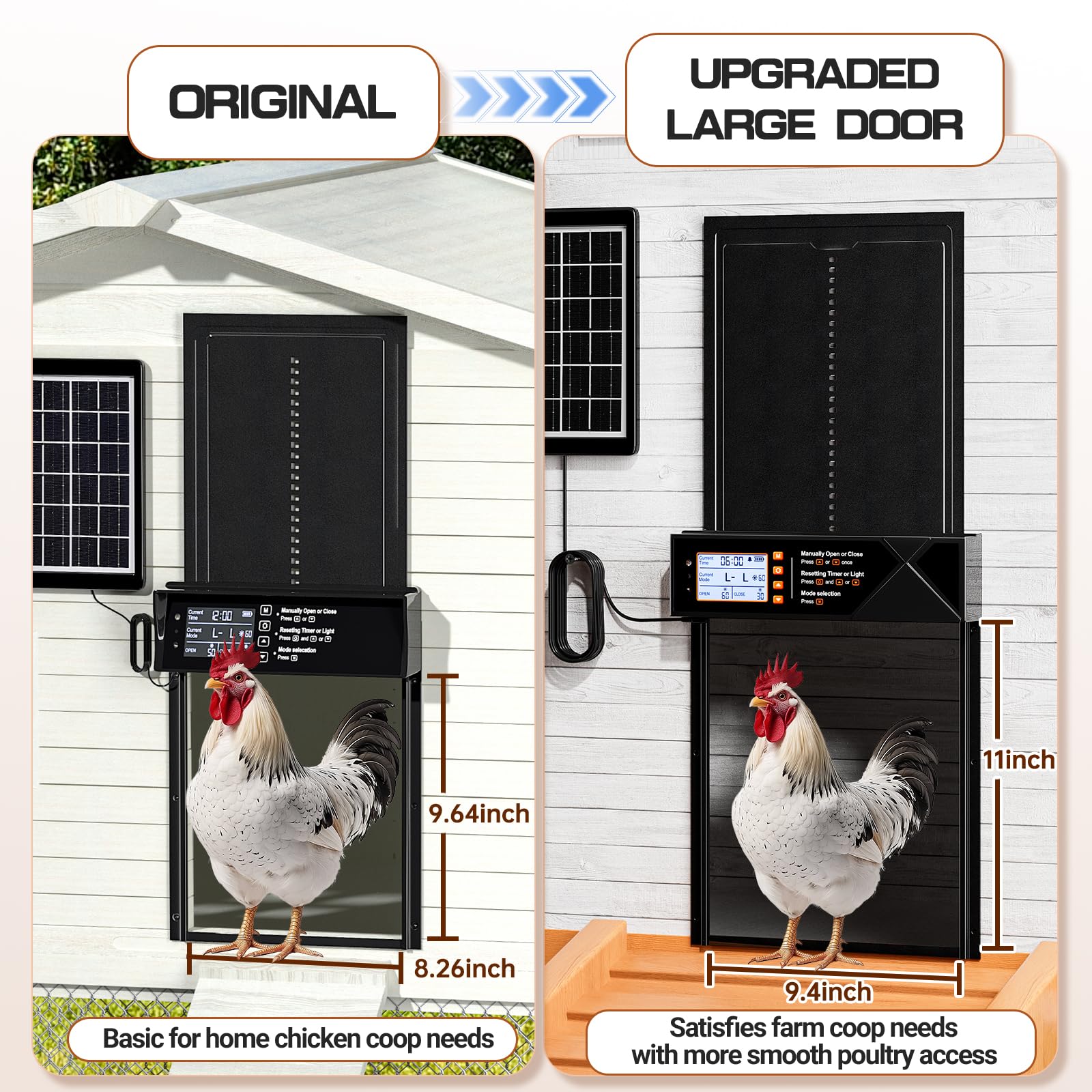 Shikha LED screen displays status and battery at a glance.