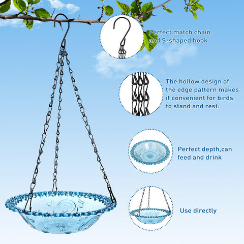 ShiMeiDing 2-pack set offers two bird stations for more yard activity.