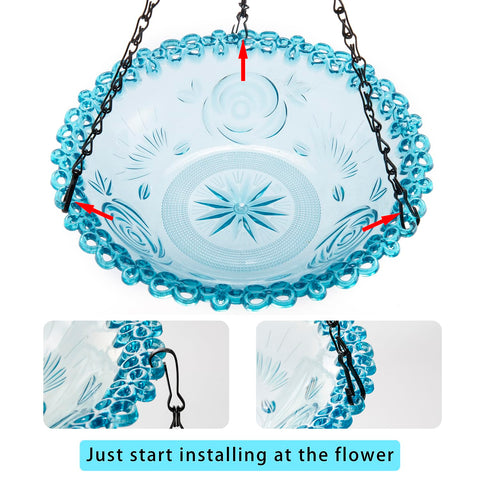 ShiMeiDing bird water bowl supports bird hydration in the yard.