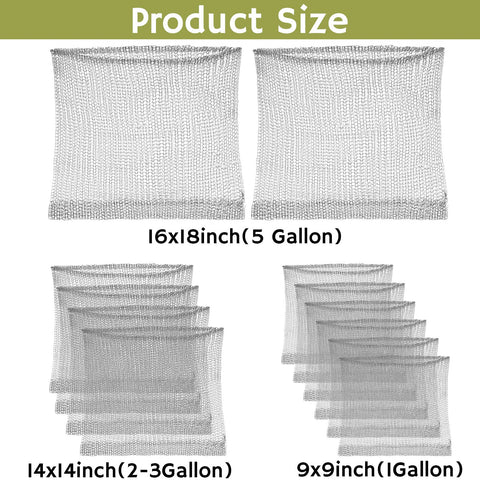 Shimeyao gopher basket 14x14 inch protects root zone for vegetables
