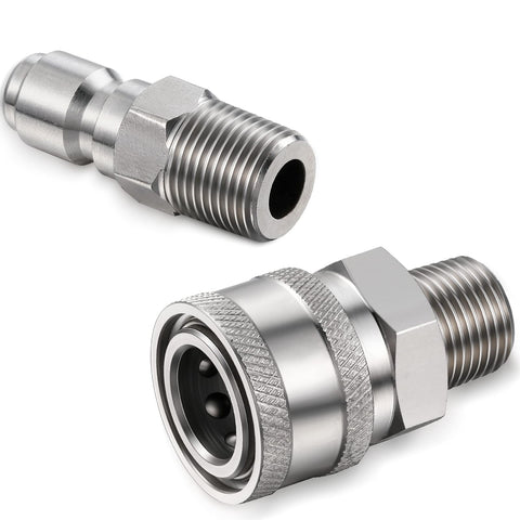 Shimeyao 1/4-inch NPT adapters support leak-free connections.
